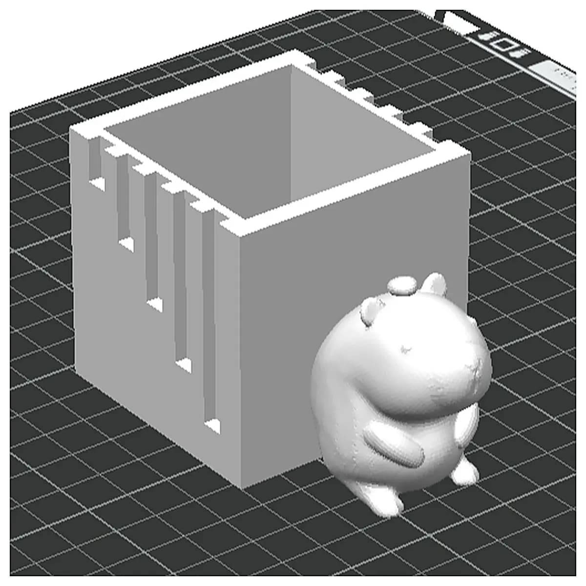 Capybara Cute Desktop Organizer Decorative Storage Box Snack Container Shelf Holder Home Decor Accessories