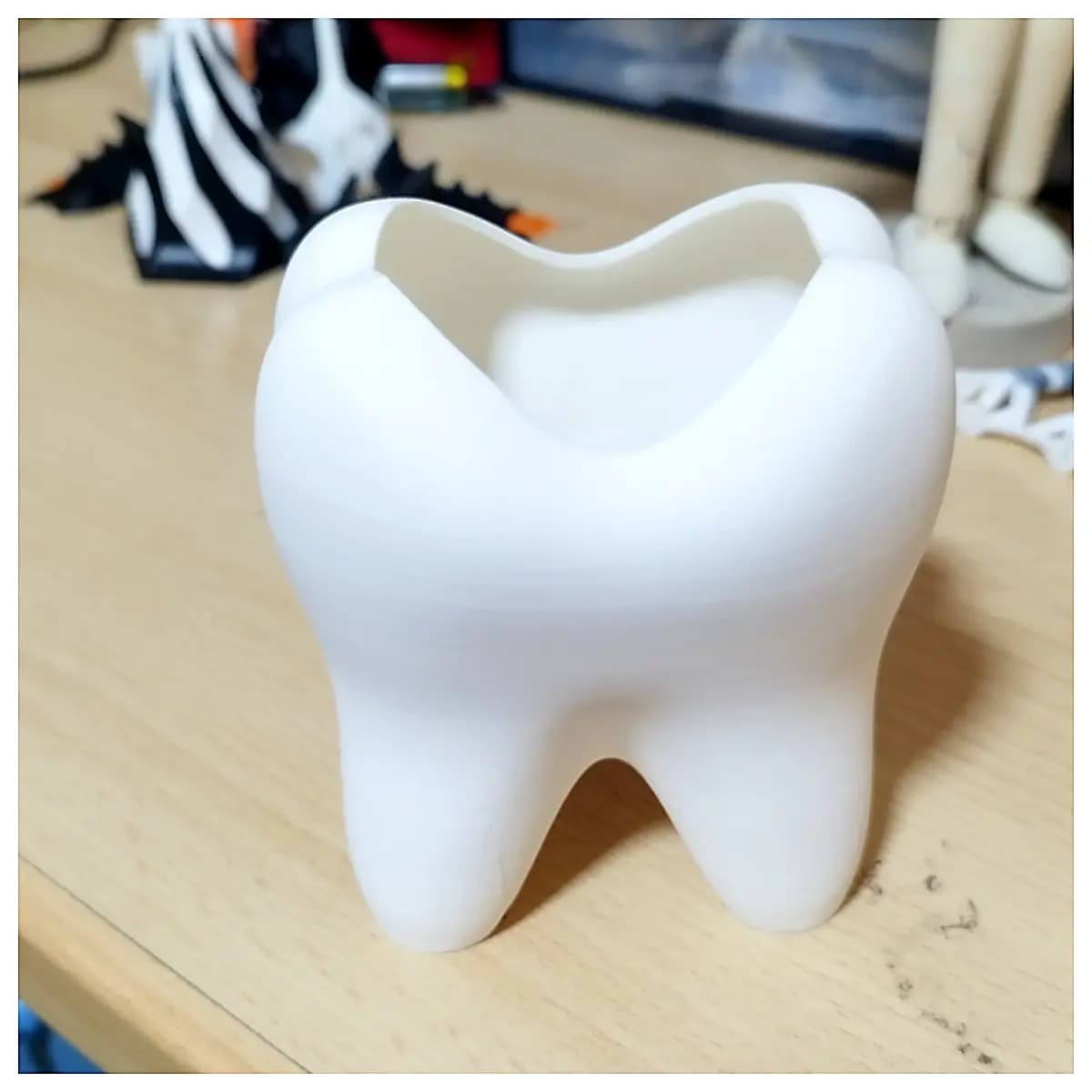 Pen Holder Toothbrush Organizer Box Multi Purpose Desk Storage Container Toothpaste Cleaning Tool Holder Bathroom Kitchen Organizer Box Home Supplies