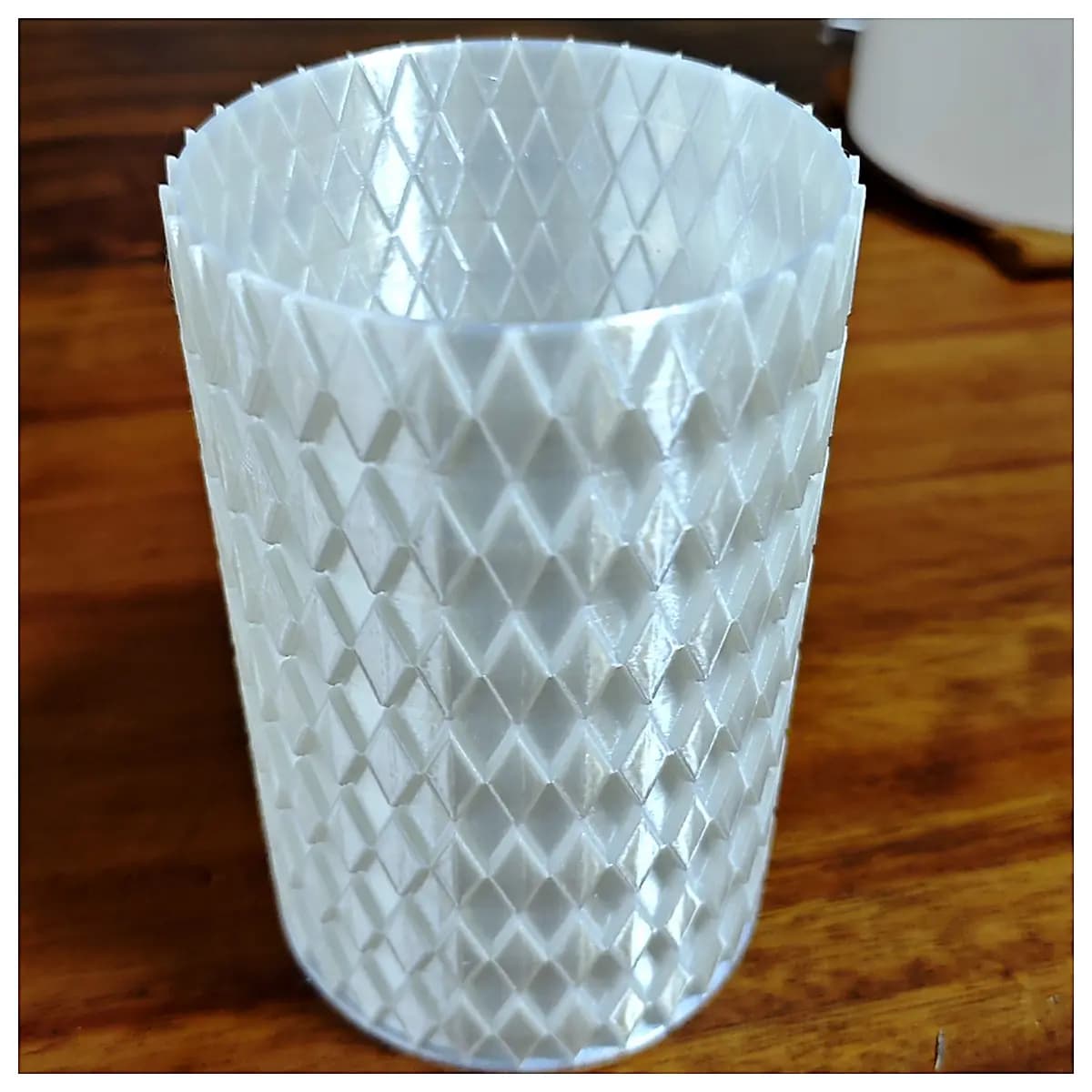 Pen Holder Trash Can Organizer Desk Storage Box Geometric Convex Multi Function Wastebasket Office Study Sorting Box Creative Storage