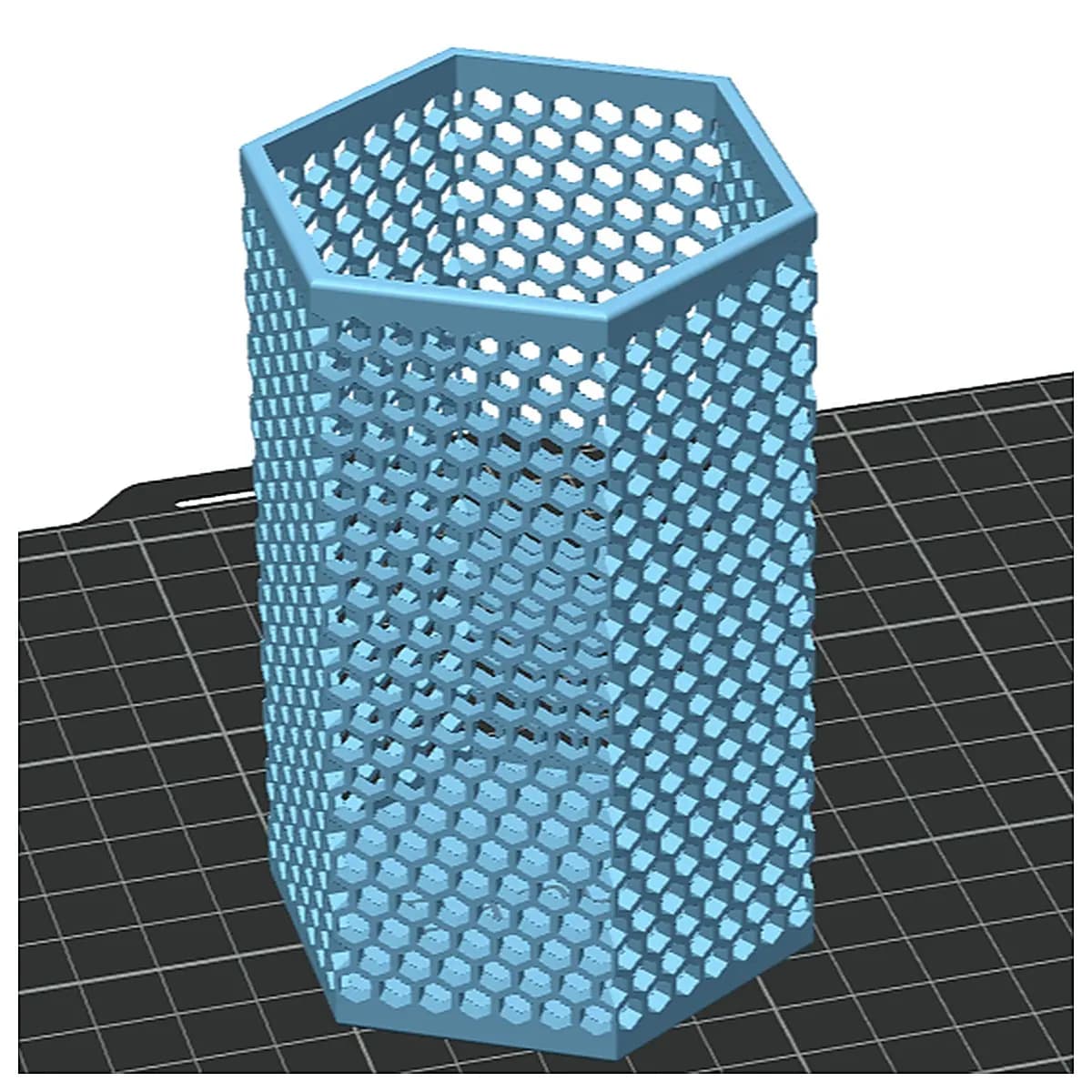 Hexagonal Beehive Pencil Holder Empty Hollow Organizer Desk Storage Box Geometric Creative Bookstand Display Pen Holder Office Supply