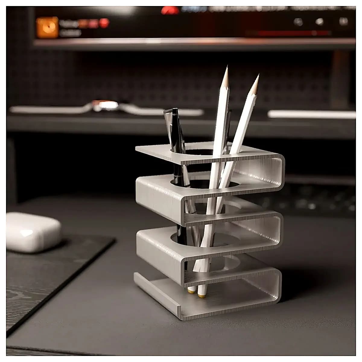 Minimalist Pen Holder Desk Organizer Pen Case Multi Function Pen Stand Pen Tube Holder Creative Writing Accessories Office School Supplies