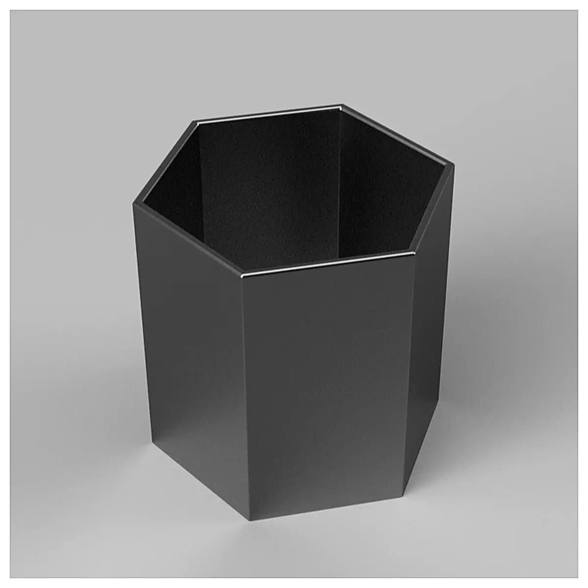 Hexagonal Pencil Holder Creative Storage Multi sided Pen Case Desktop Decoration Office Learning Supplies Geometric Shape Pen Accessories