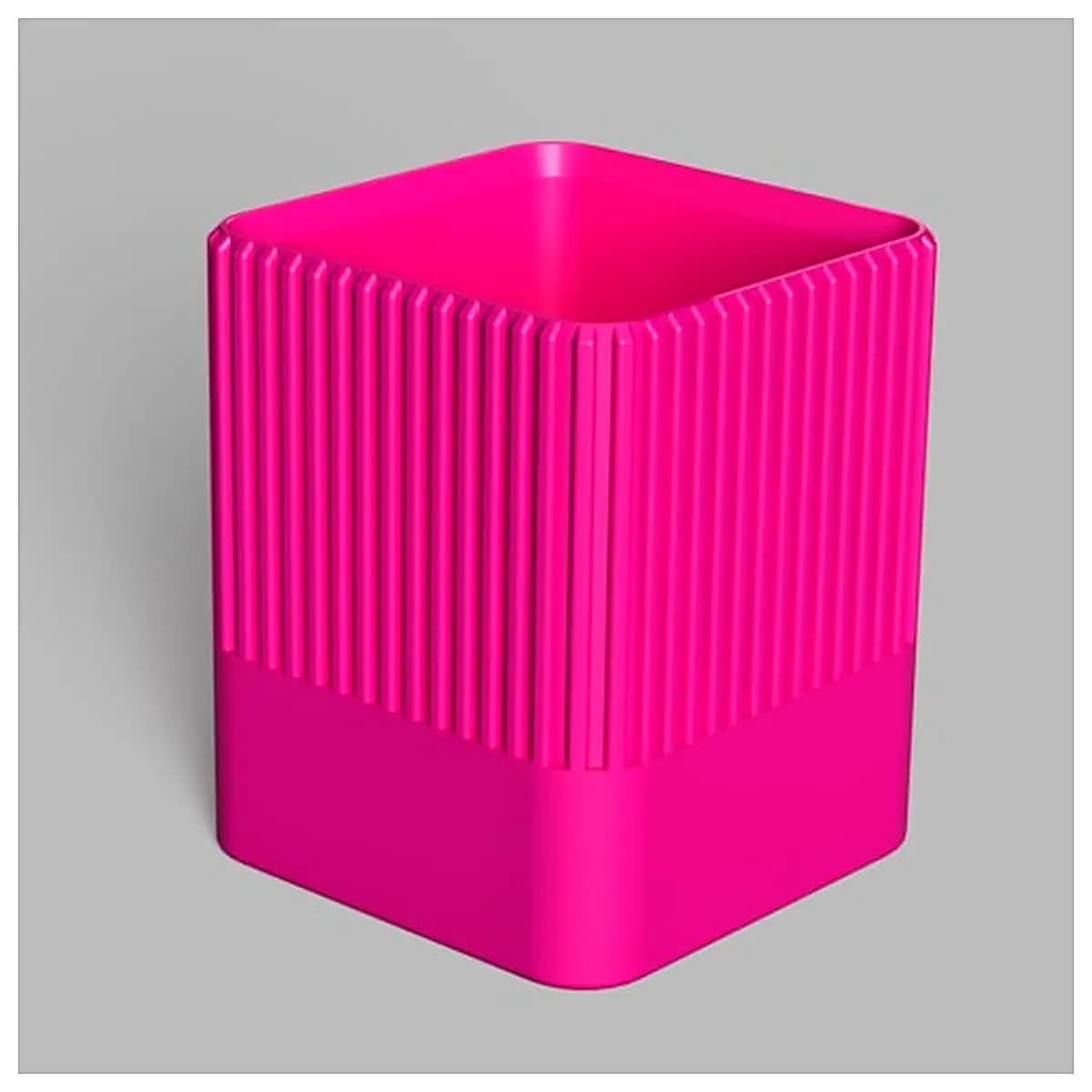 Minimalist Vertical Stripe Pen Holder Creative Writing Support Desk Pen Case Study Supplies Organizer