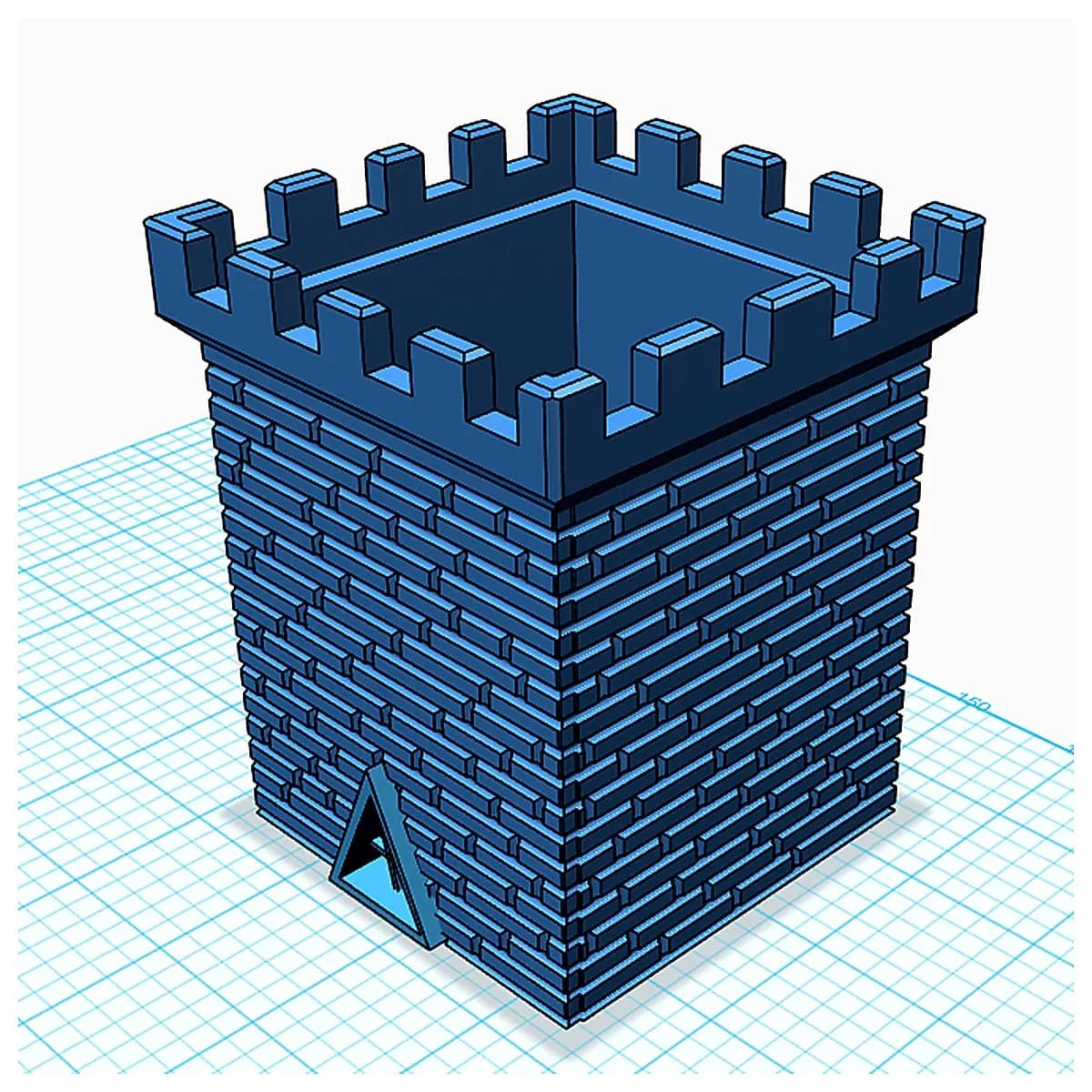 Castle Pencil Holder Desktop Organizer Decorative Accessory Multi Function Pen Case Storage Box Castle Design