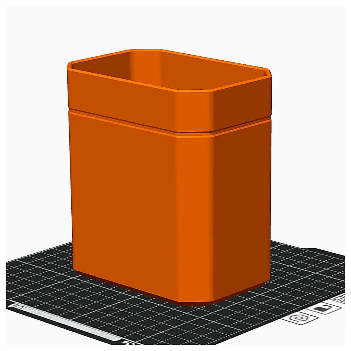 Square Pencil Holder Desk Organizer Pen Case Pen Stand Office Study Supplies Creative Storage
