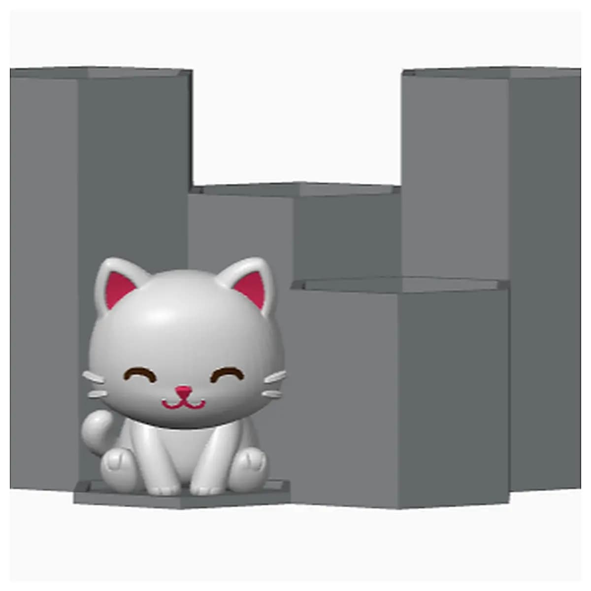 Cat Pen Holder Creative Desk Decoration Phone Stand Snack Storage Box Lazy Person Gadget Office Learning Supplies Multi Functional Cute