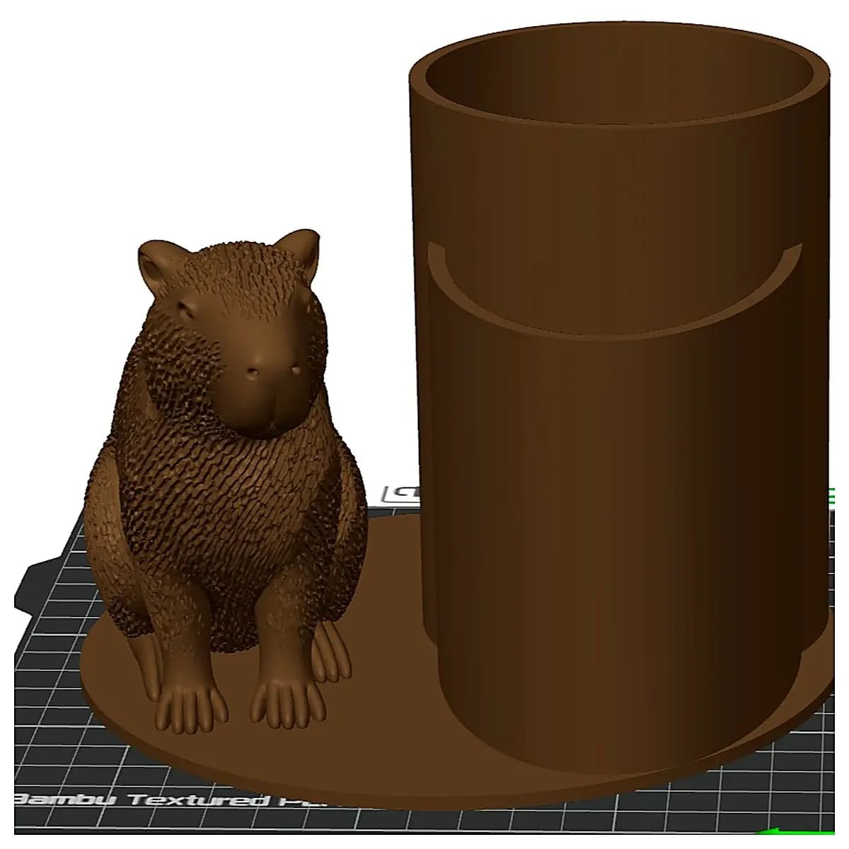Capybara Cute Desktop Organizer Decorative Storage Box Animal Figurine Snack Shelf Decoration Pet Storage Toy Organizer Multi Function