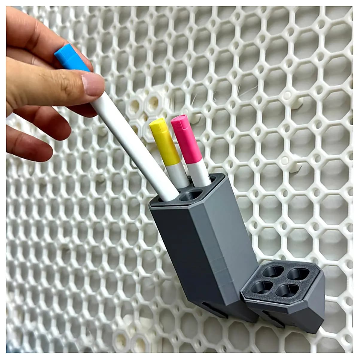Multi Function Desk Organizer Pen Holder Stationery Gadget Storage 1x1 Design Space Saving Office Study Essential