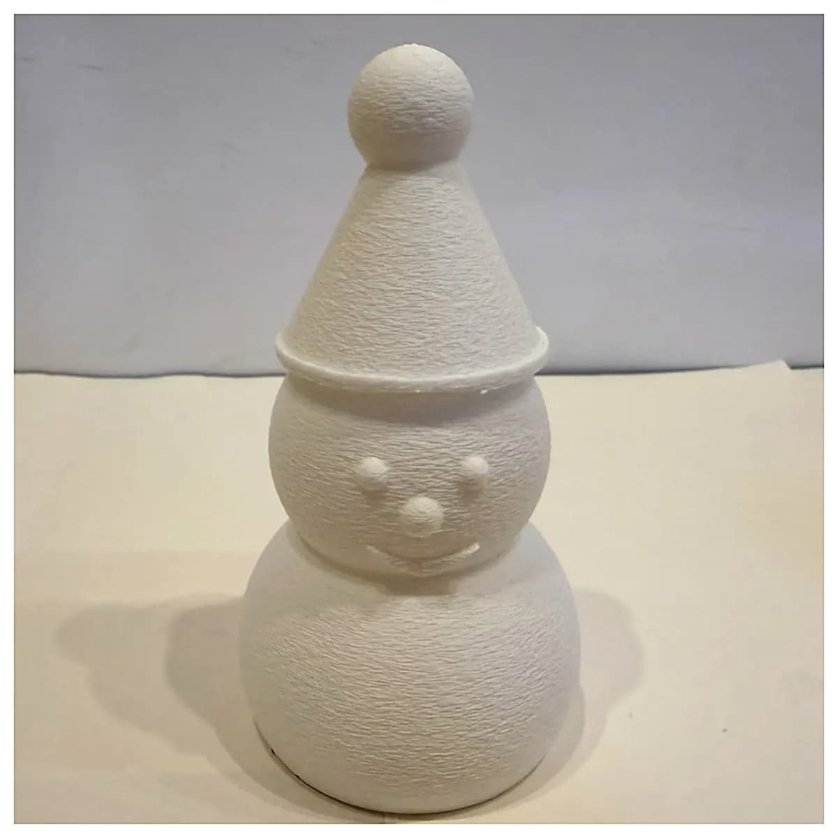 Snowman Storage Box Desk Organizer Creative Pencil Holder Multi Function Storage Container Christmas Home Office