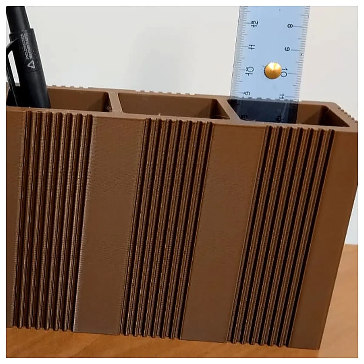 3x1 Block Pencil Holder Creative Desktop Toy Educational Puzzle Kids Gift Kindergarten Learning Tools 3D Building Blocks