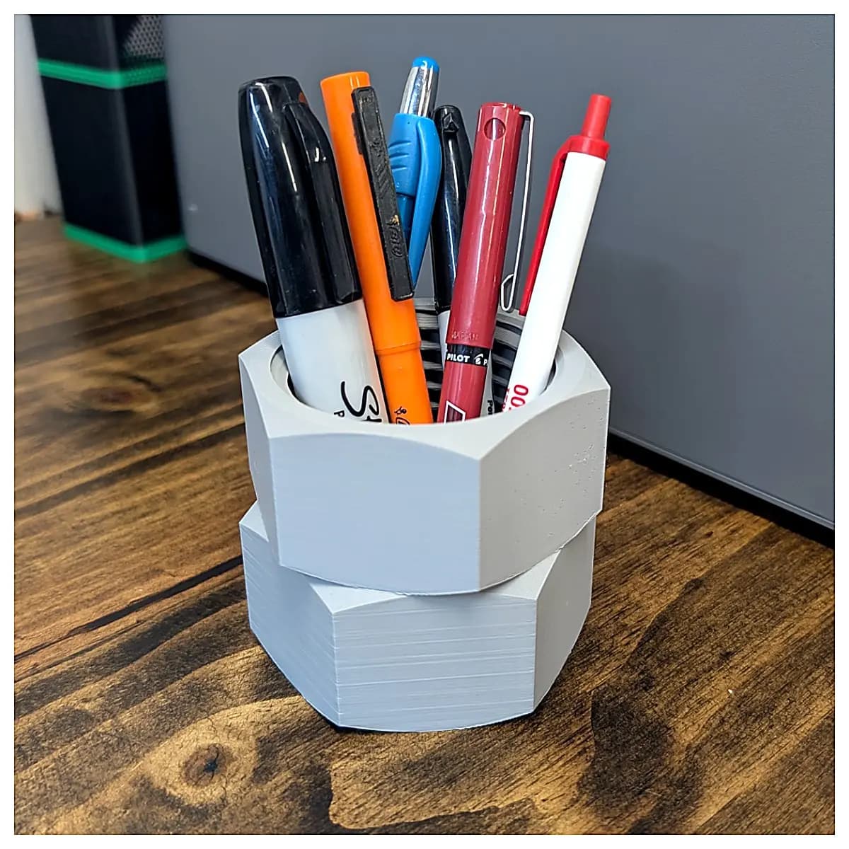 Hex Socket Pencil Holder Wrench Set Tool Organizer Storage Desk Supply Parts Accessories