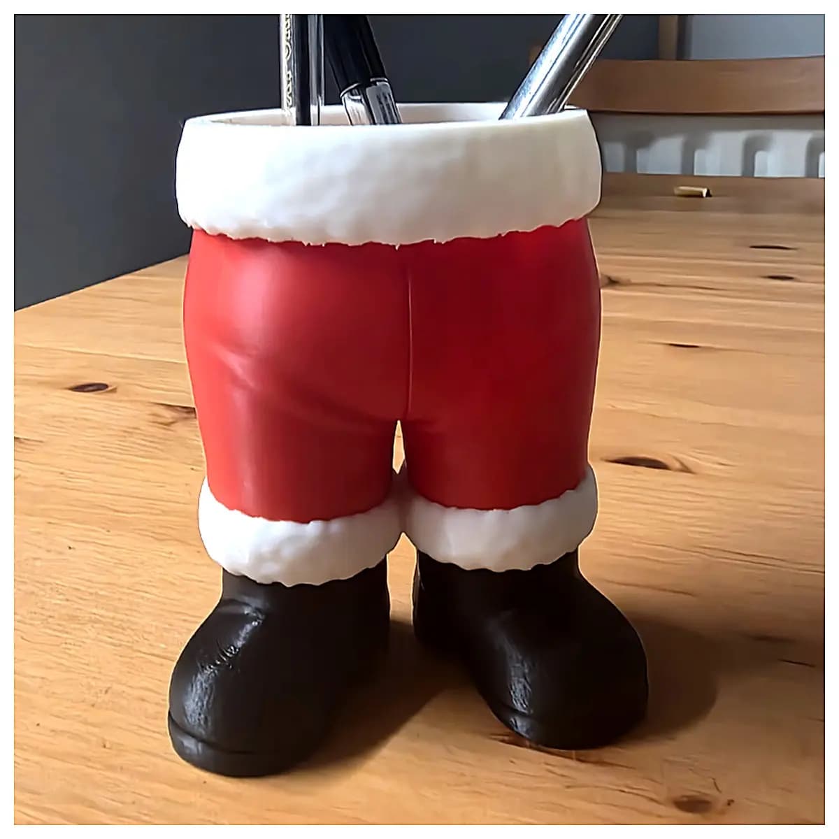 Christmas Pants Caddy Decor Festive Holder Xmas Gift Decoration Accessory Holiday Supply Christmas Ornament
