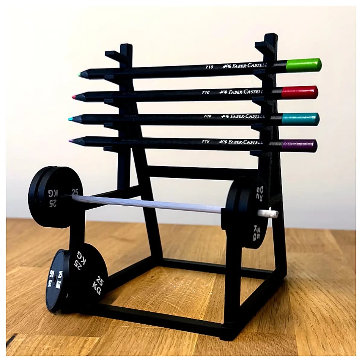 Pen Holder Stand Clip Pen Desk Support Bracket Holder Pen Tube Case Office Storage Desktop Accessory