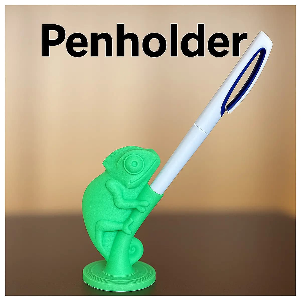 Chameleon Pencil Holder Creative Desk Decor Changing Office Supply Organizer Student Gift Shift Pen Holder Desk Accessory