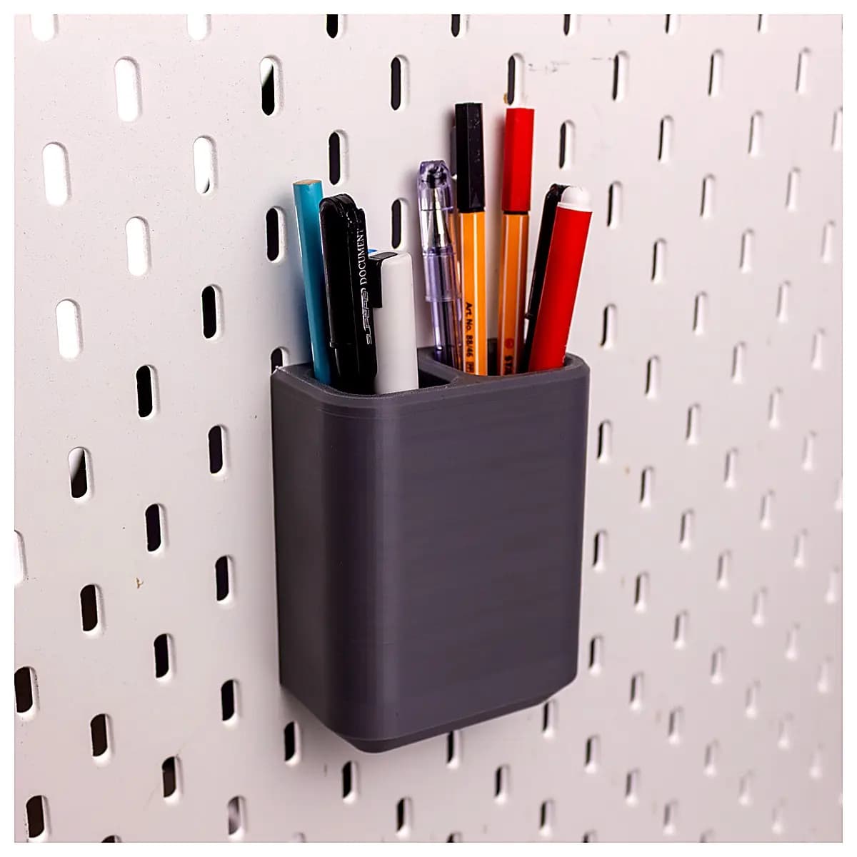 Dual Pen Holder MK1 Pen Case Organizer Pencil Storage Portable Desk Accessory Office Supplies Creative Holder Multi Slot