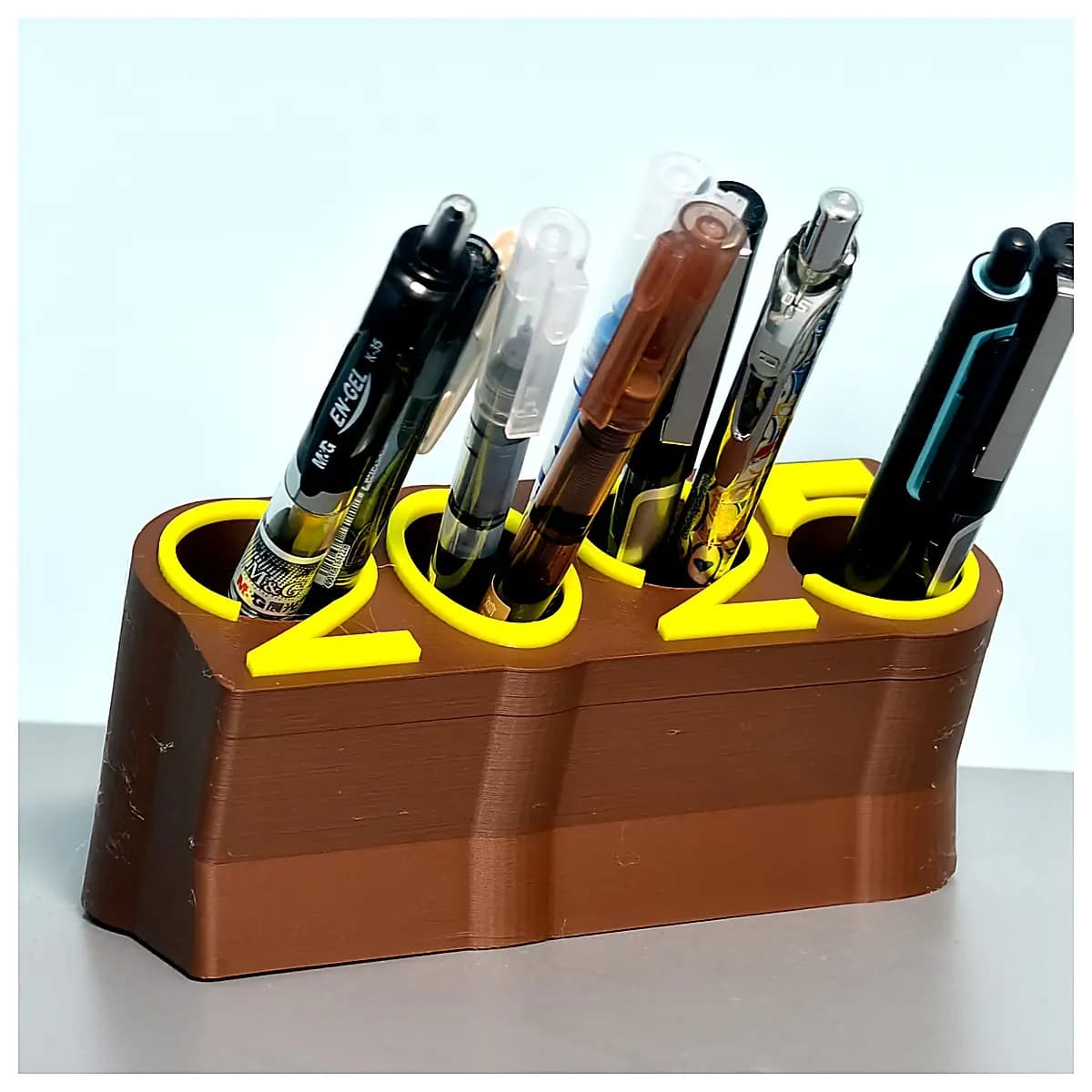 Desktop Pen Holder Organizer Office Stationery Storage Box Pen Case Pen Rack Desk Organizer Study Supplies Holder 2025
