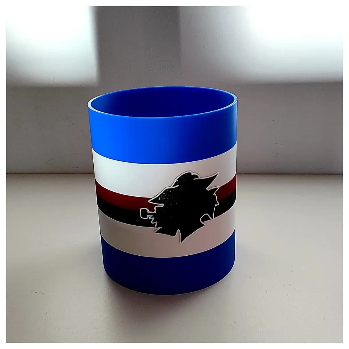 Sampdoria Pen Holder Desk Organizer Writing Support Holder Pencil Case Accessory Multi Function Stand Office Supplies