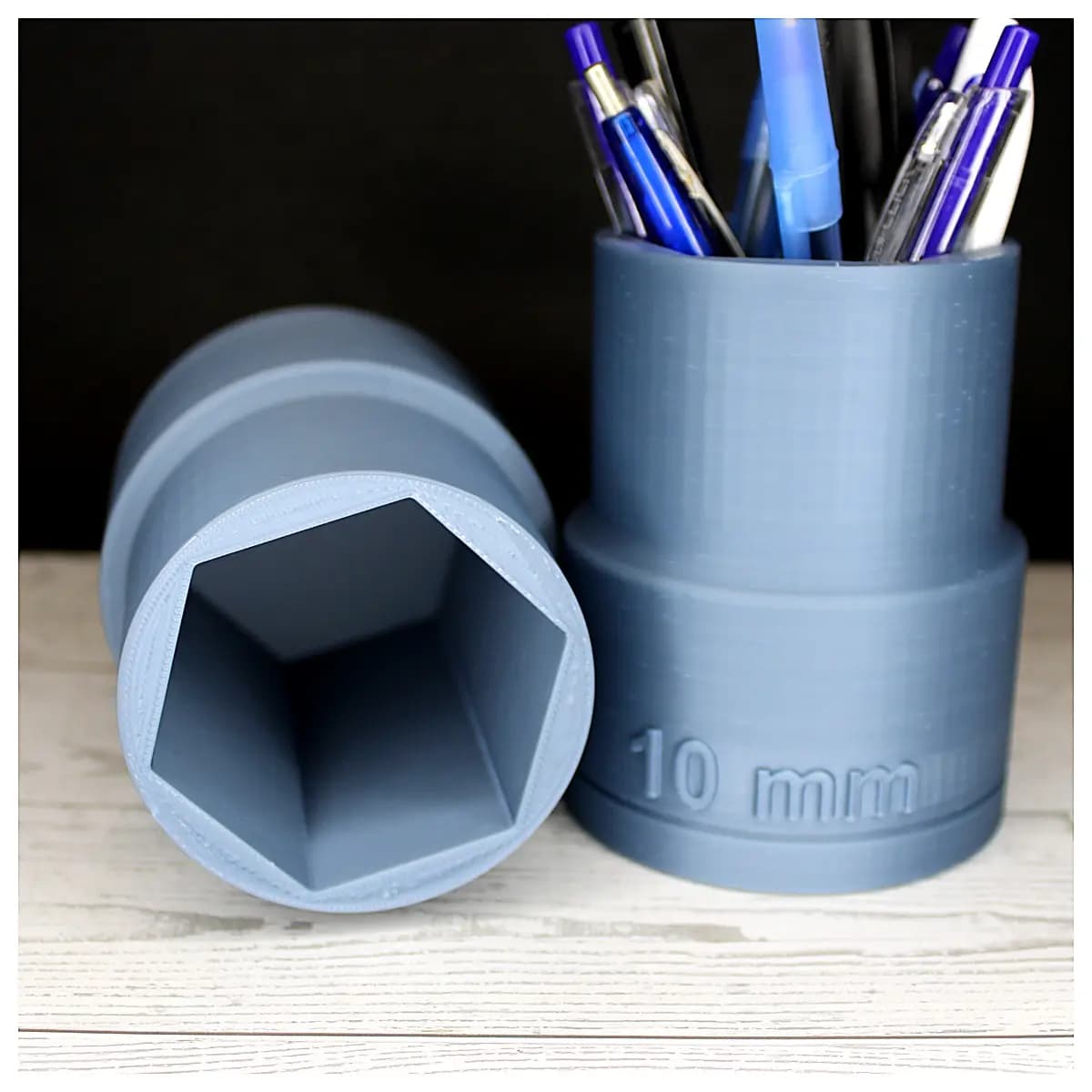 10mm Socket Pen Holder Pen Case Multi Function Pen Tube Pen Storage Accessory Office School Supplies Fits Various Pens