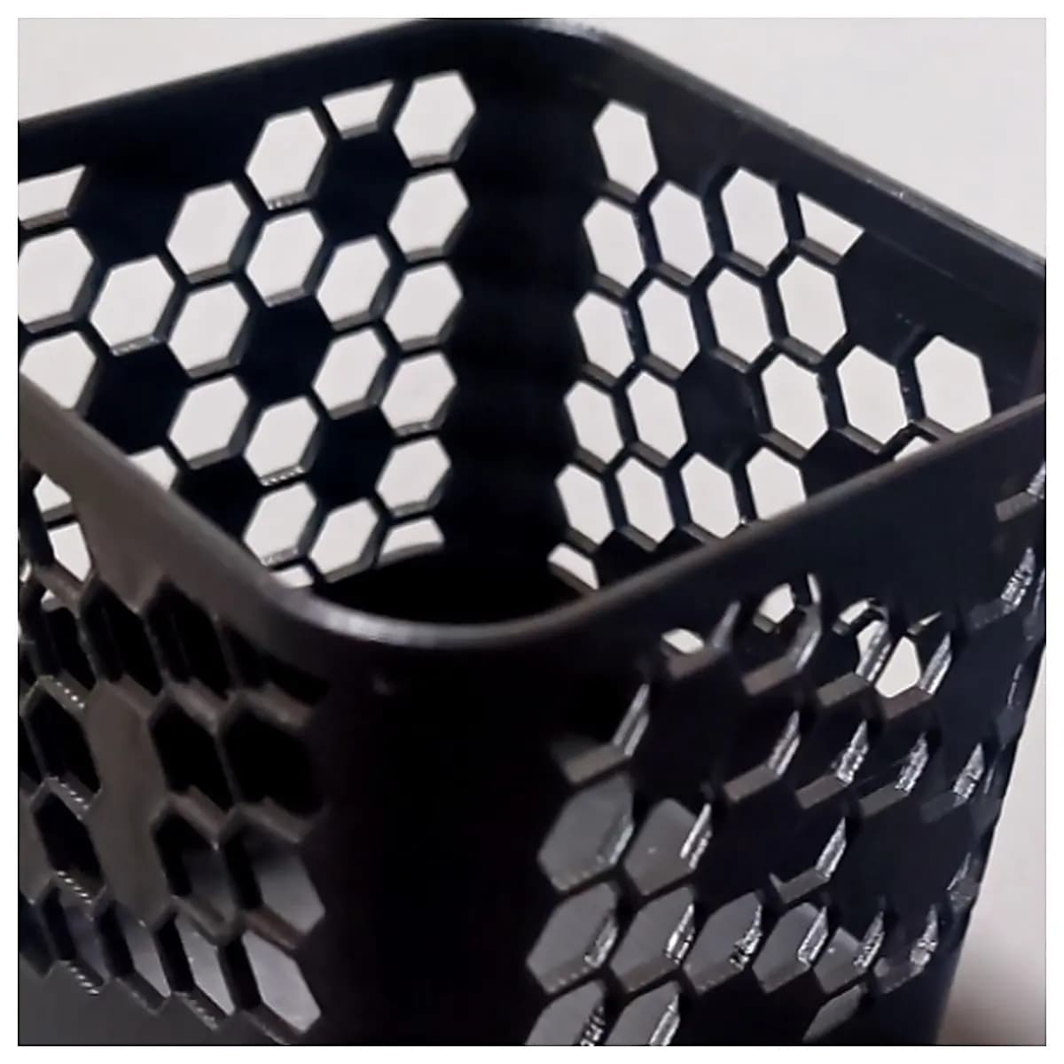Hexagonal Pencil Holder Creative Storage Multi sided Pen Case Desk Organizer Office Study Supplies Geometric Shape Pen Box