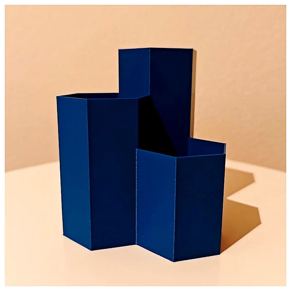 Hexagonal Pencil Holder Desktop Organizer Pen Case Office Supplies Creative Storage Box Multi sided Pen Stand Study Accessories