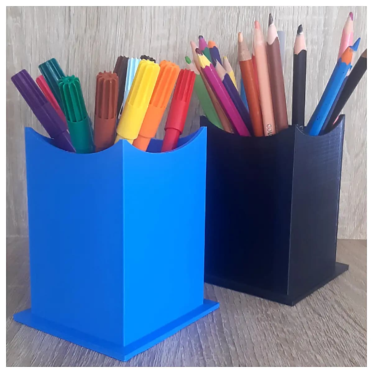 Pencil Case Organizer Holder Desk Storage Box Stationery Supplies Pen Case Storage Container for Students Office Use