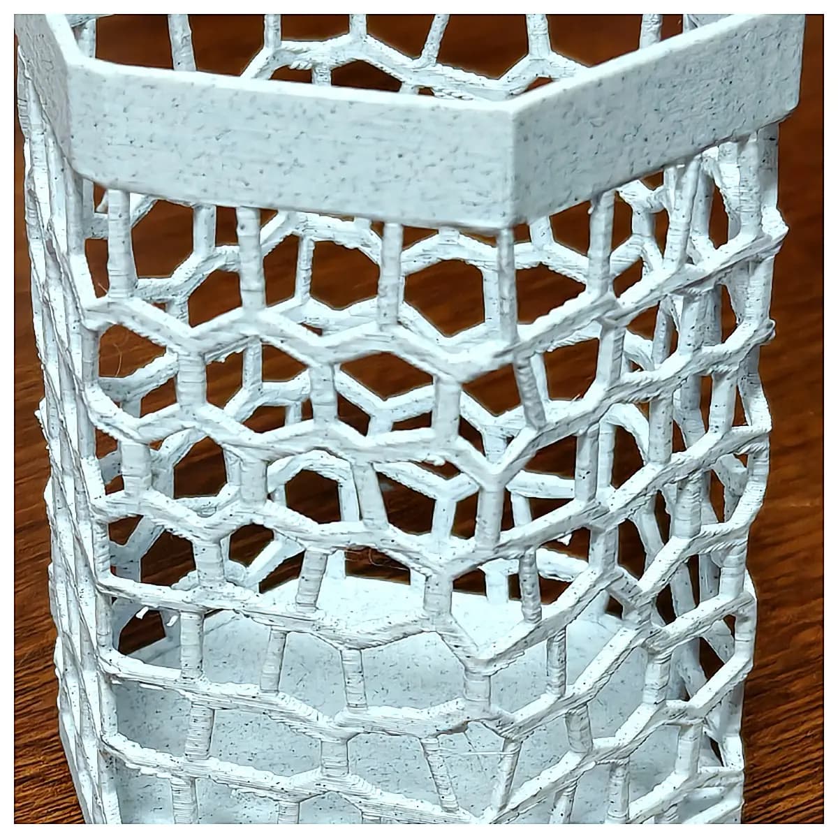 Hexagonal Carved Pencil Holder Creative Multi Function Pen Case Desk Organizer Office School Supplies Storage Accessories Pen Box Holder