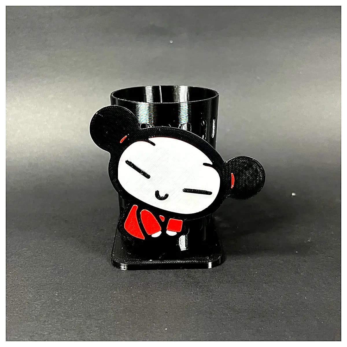Pucca Pencil Case Decorative Cute Student Stationery Organizer Desk Pen Holder Accessory Creative Gift Pencil Case Parts