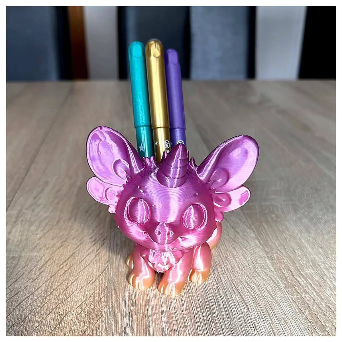 Dragon Shaped Pencil Holder Creative Desk Decor Office Study Organizer Pen Stand Holder Multi Function Pen Case Gift Learning Supplies Office Accessor