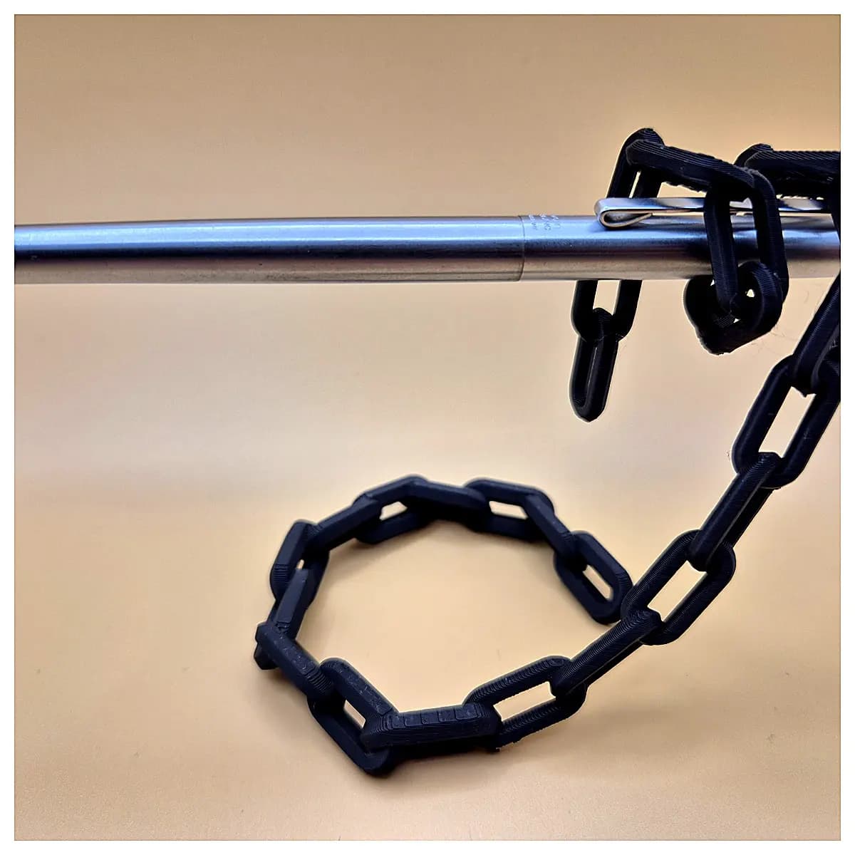 Chain Link Pencil Holder Desktop Organizer Hanging Shelf Creative Decoration Phone Stand Office Learning Supplies Multi Function