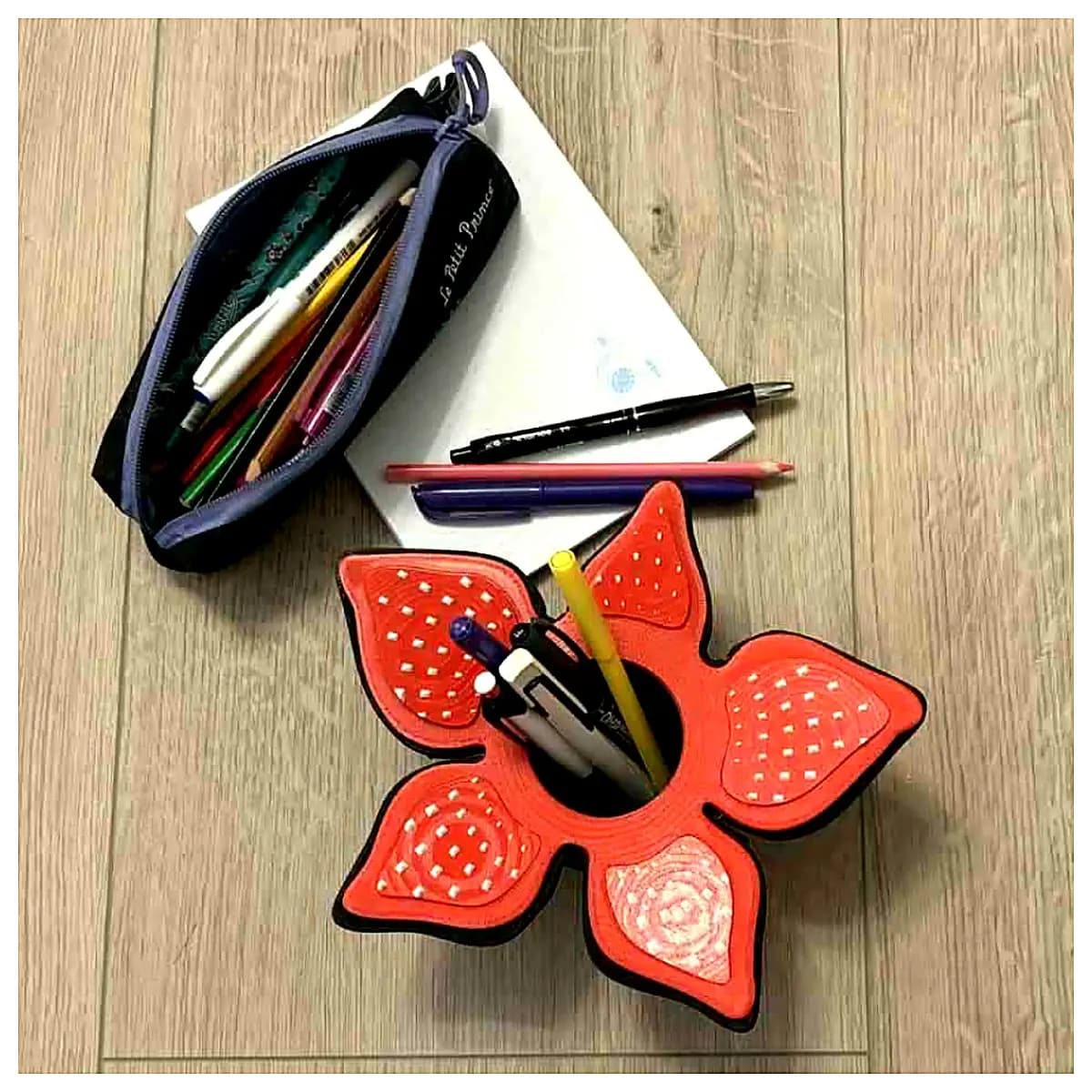 Demogorgon Pencil Holder Pot Student Backpack Organizer Book Storage Box Desktop Decoration University Dorm Creative Gift