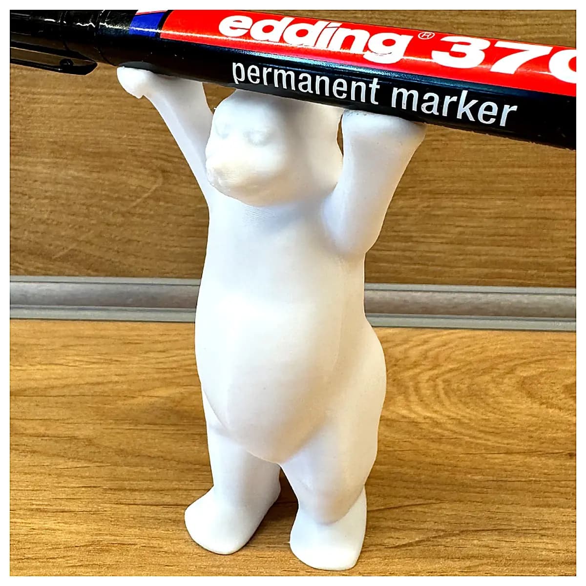 Berlin Bear Pen Holder Student Portable Gel Pen Organizer Simple Design Office Learning Accessories Pen Case Creative