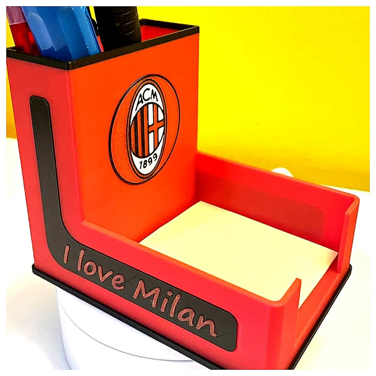 Milan Pen Holder Pen Organizer Desk Storage Holder Creative Decoration Office Supply Multi Function Pen Stand Modern Simple Desk Accessory
