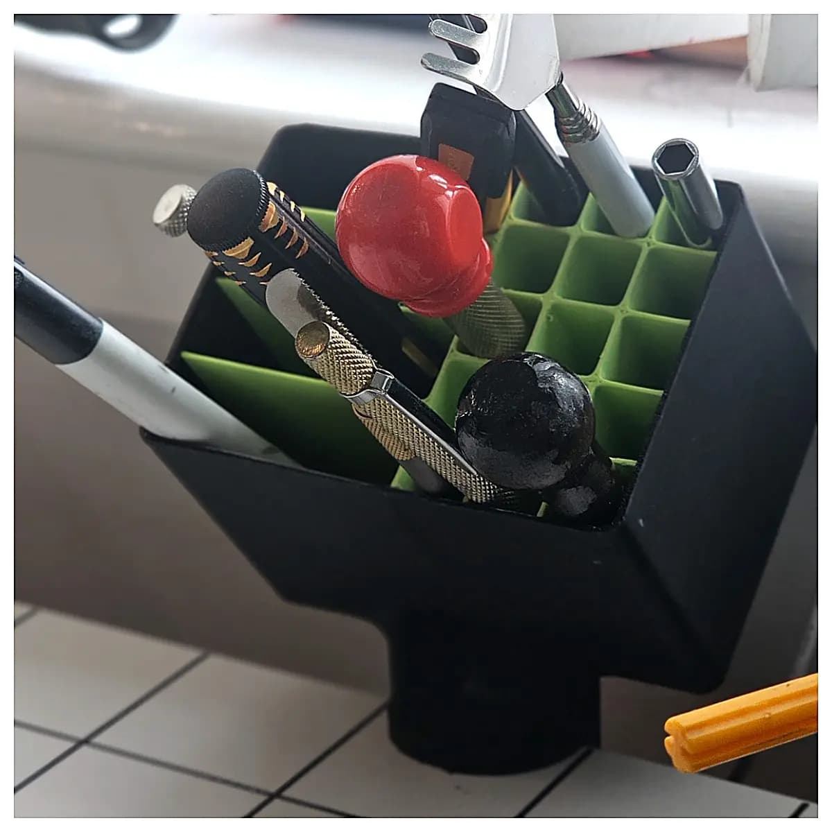 Desktop Organizer Pen Holder Multi Function Desk Storage Box Pencil Case Shelf Computer Table Accessory Desk Storage
