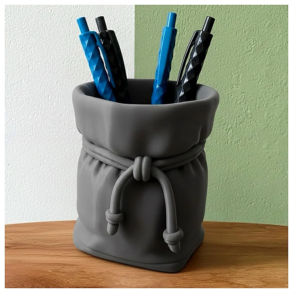 Creative Stationery Holder Desk Organizer Pen Case Office Supplies Lazy Person Essential Simple Multi Function Pencil Holder Decorative Ornament