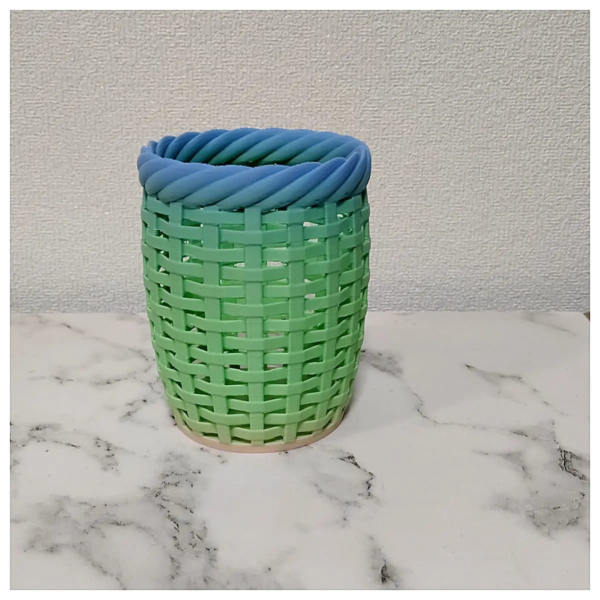 Woven Pen Holder Organizer Desk Storage Creative Home Decor Pen Case Holder Office Supplies