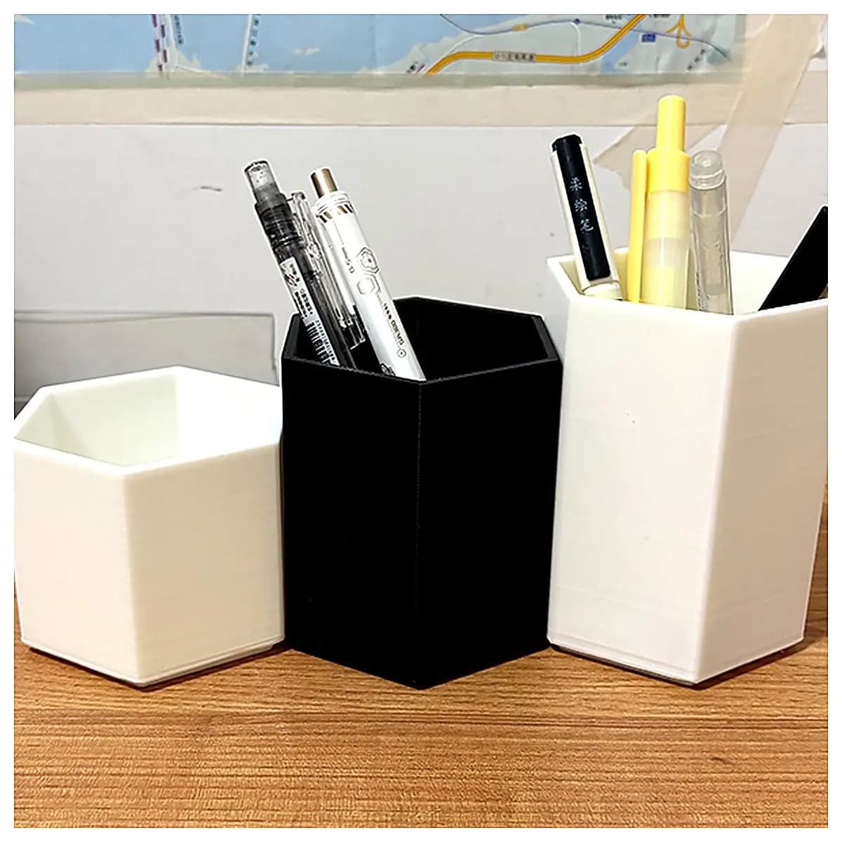 Minimalist Pen Holder Desk Organizer Creative Book Stand Pencil Case Decorative Storage Box Office Learning Supplies Multi Function Holder