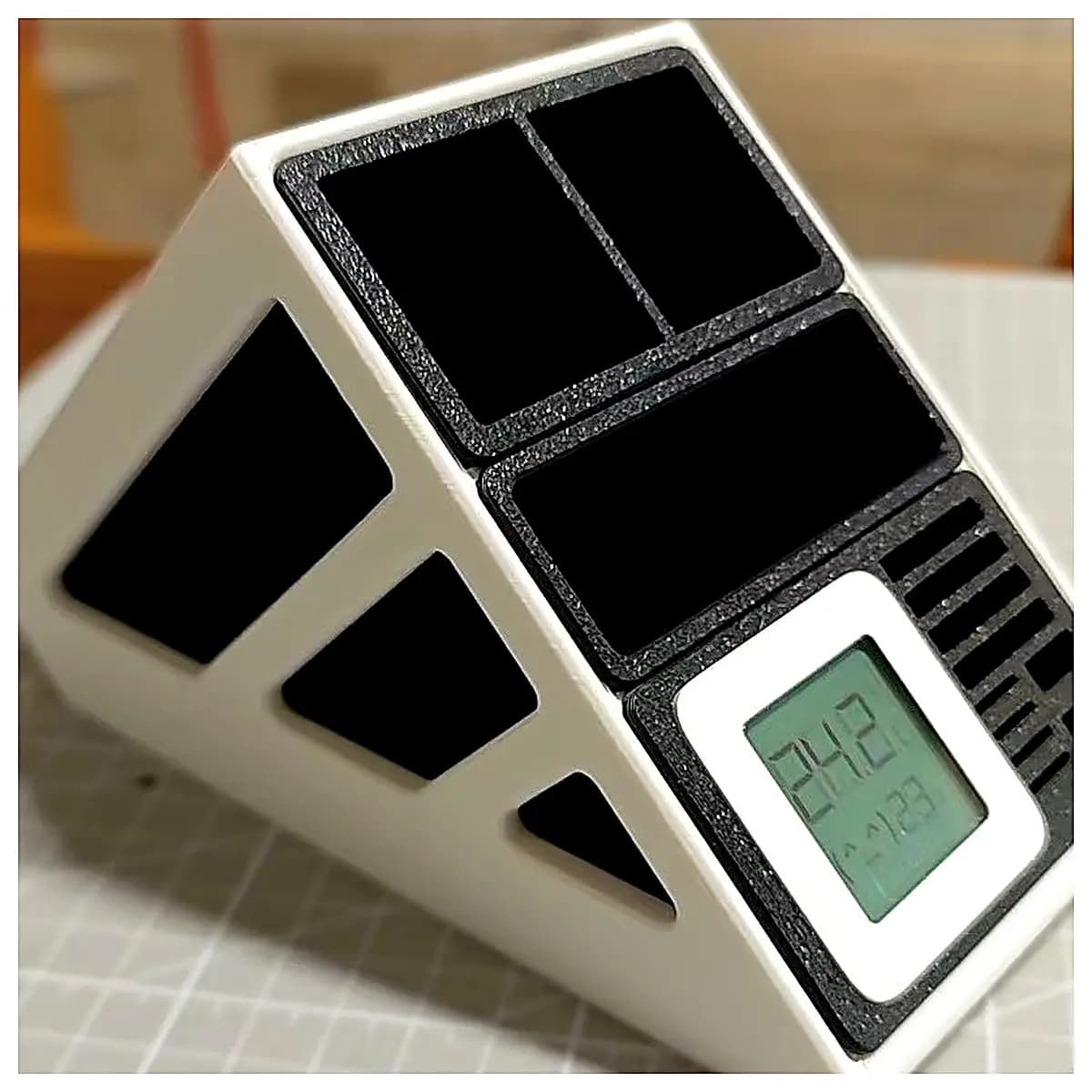 Hygrometer Holder Stand Sensor Accessory Measurement Tool Indoor Environmental Monitoring Smart Home Compatible with Monitor Temperature