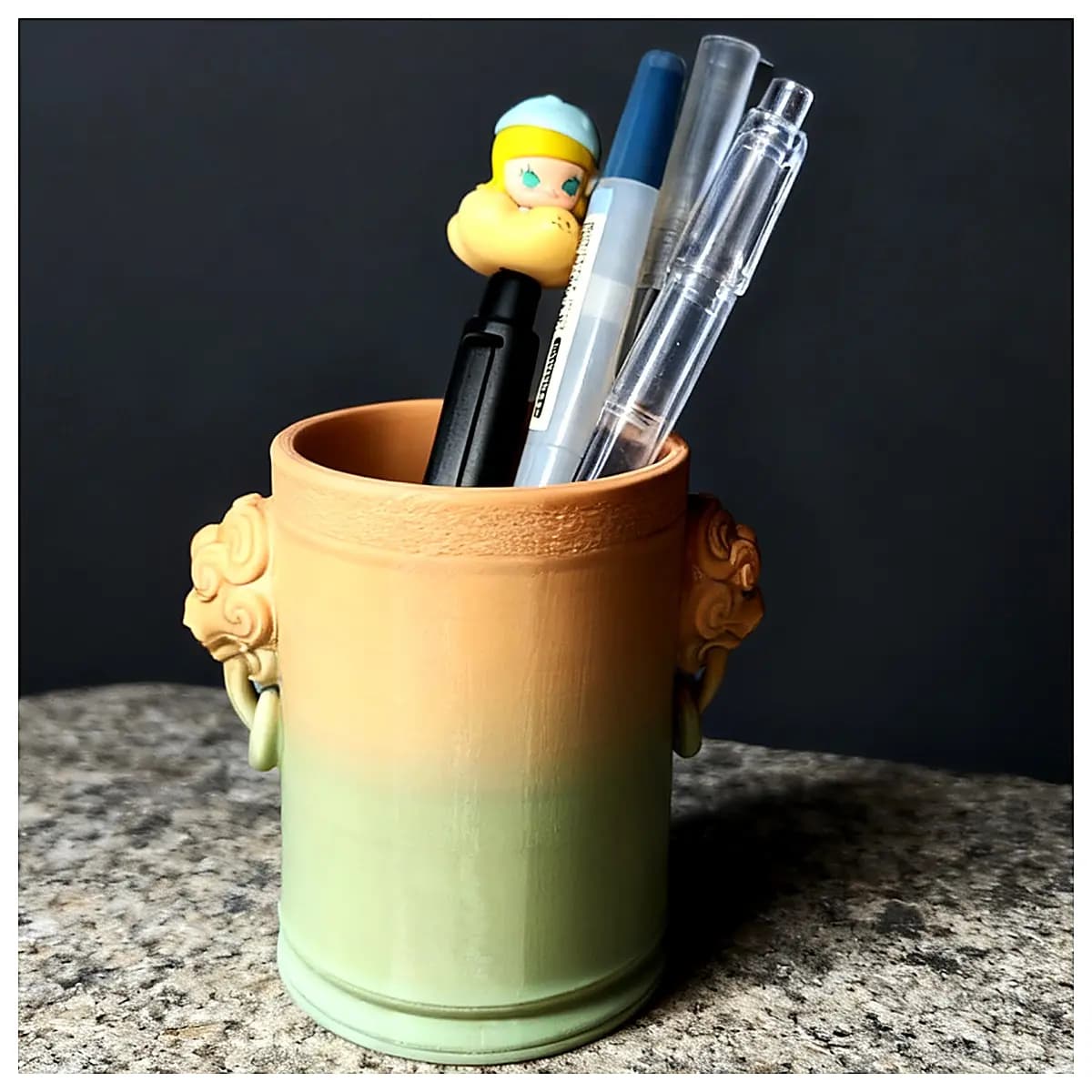 Multi Function Pen Holder Organizer Desk Storage Box Pen Case Holder Pencil Organizer for Office Supplies Various Pen Storage