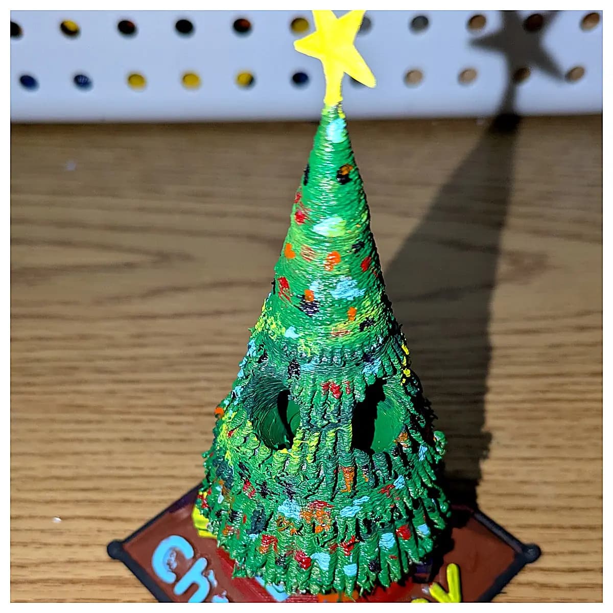 Christmas Tree Ornament Pen Holder Stand Display Christmas Gift Decoration Festive Supplies Christmas Tree Accessories