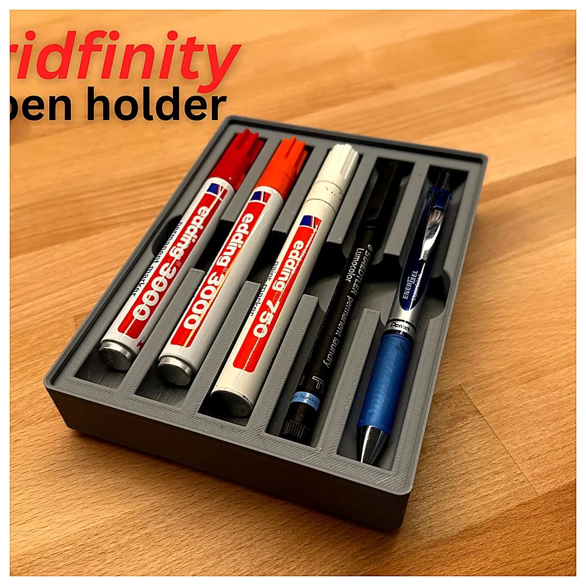 Pen Holder Desk Organizer Storage Box Office Supplies Holder Pen Brush Organizer Narrow Mouth Desktop Accessories Long Slim Storage
