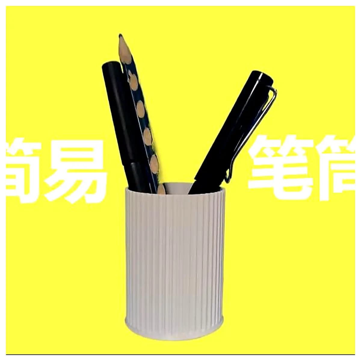 Pen Holder Set Simple Pen Case Student Portable Pencil Pouch Study Accessories Minimalist Gift