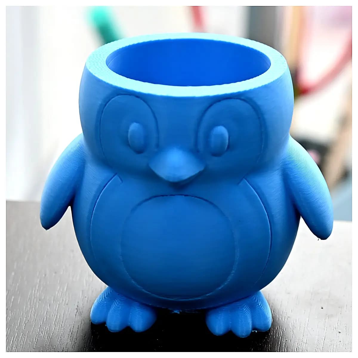 Penguin Pencil Case Organizer Box Multi Function Desk Storage Container Office School Supplies Holder Creative Storage