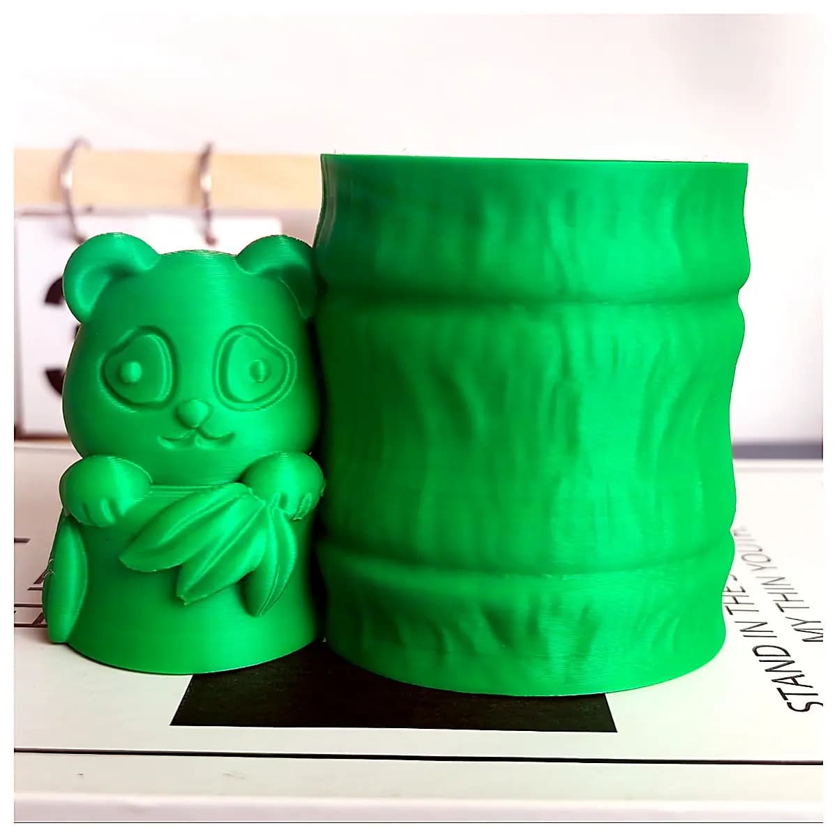 Cute Panda Pen Holder Decor Figurine Desk Ornament Creative Gift Office Decoration Panda Toy Gift Choice