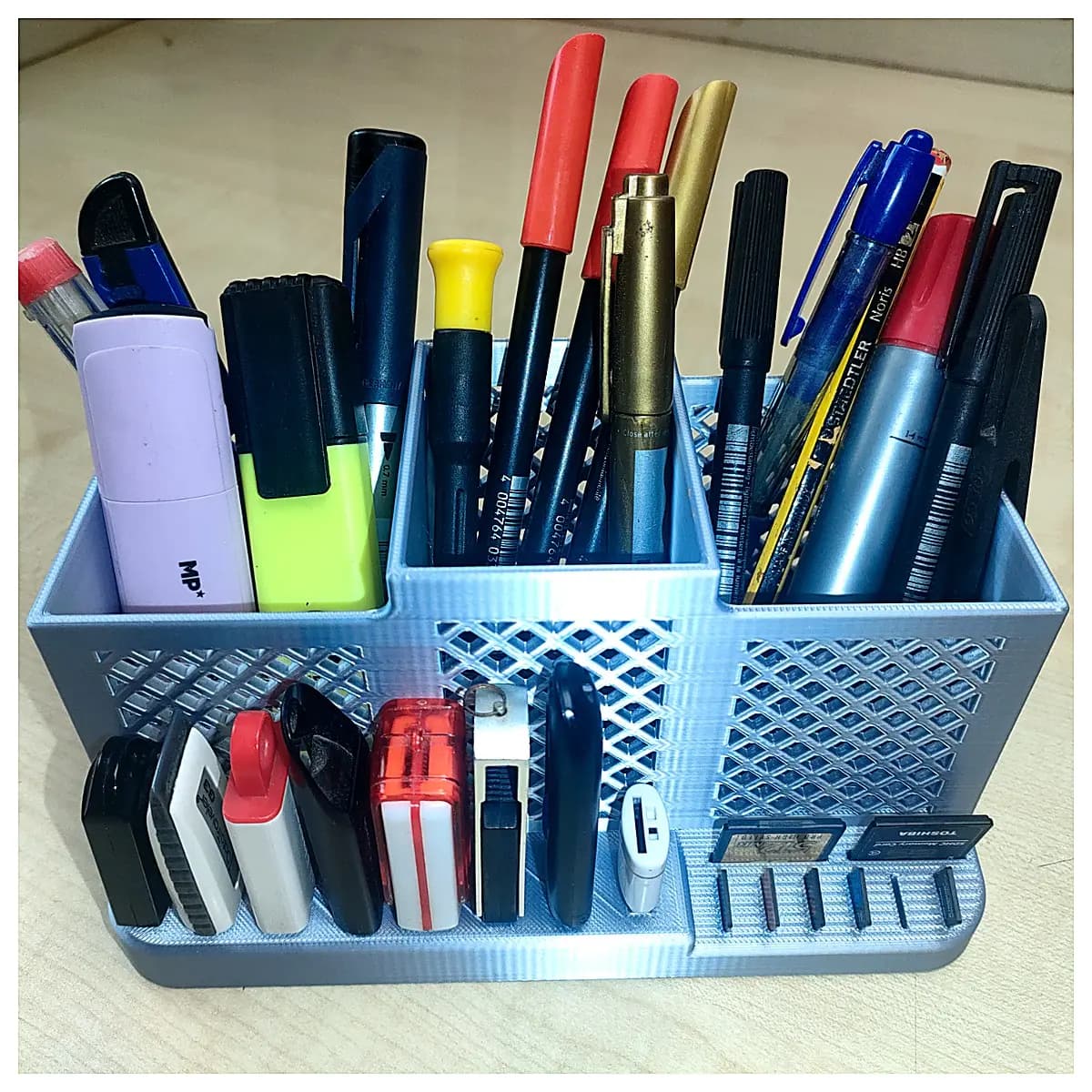 Pen Holder USB Flash Drive SD Card Phone Case Card Slot Storage Protection Mobile Phone Card Holder Accessories Phone Card Slot Protector