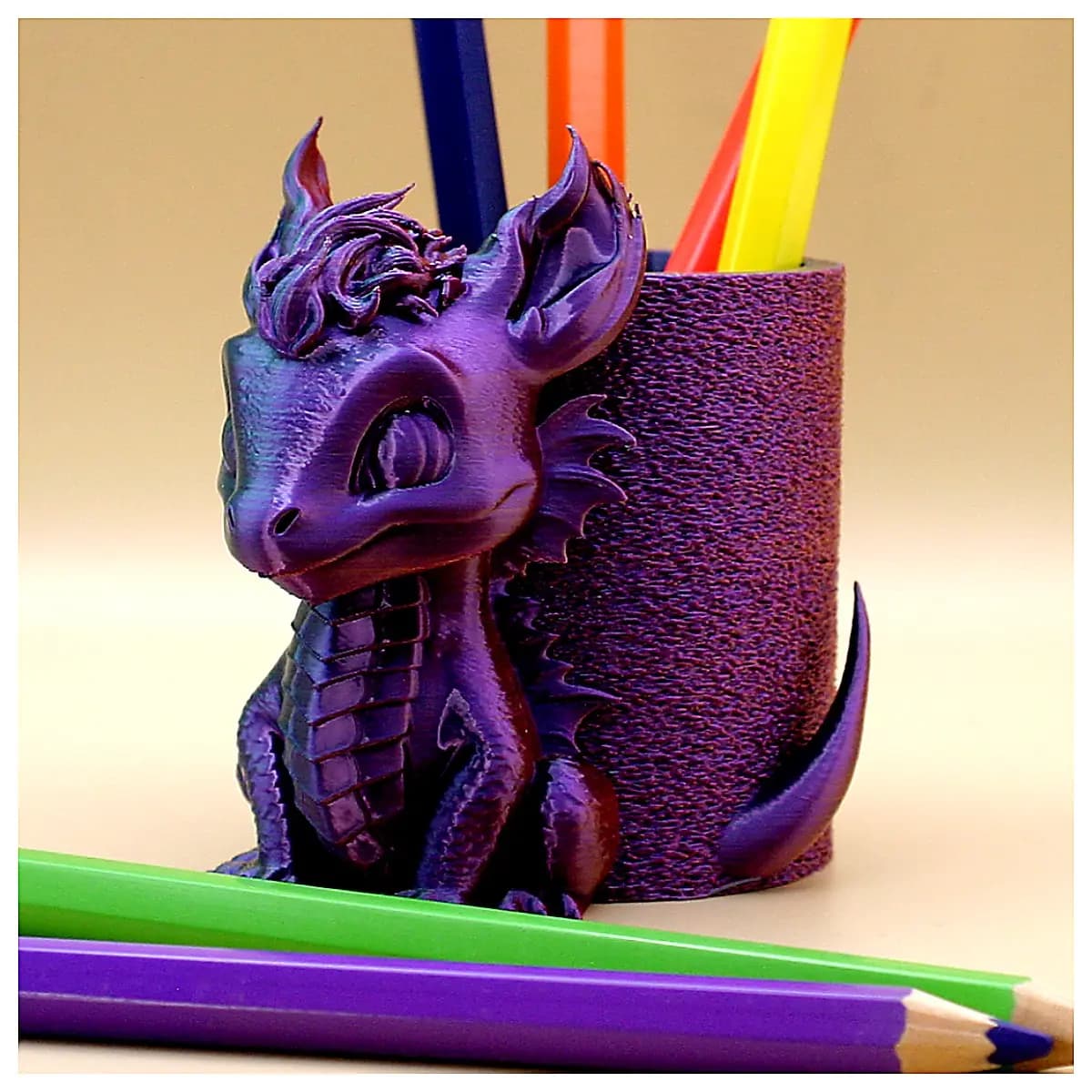 Dragon Z Pen Holder Desk Organizer Pen Case Office Supplies Creative Gift Multi Function Stand Pen Rest Decoration Accessory