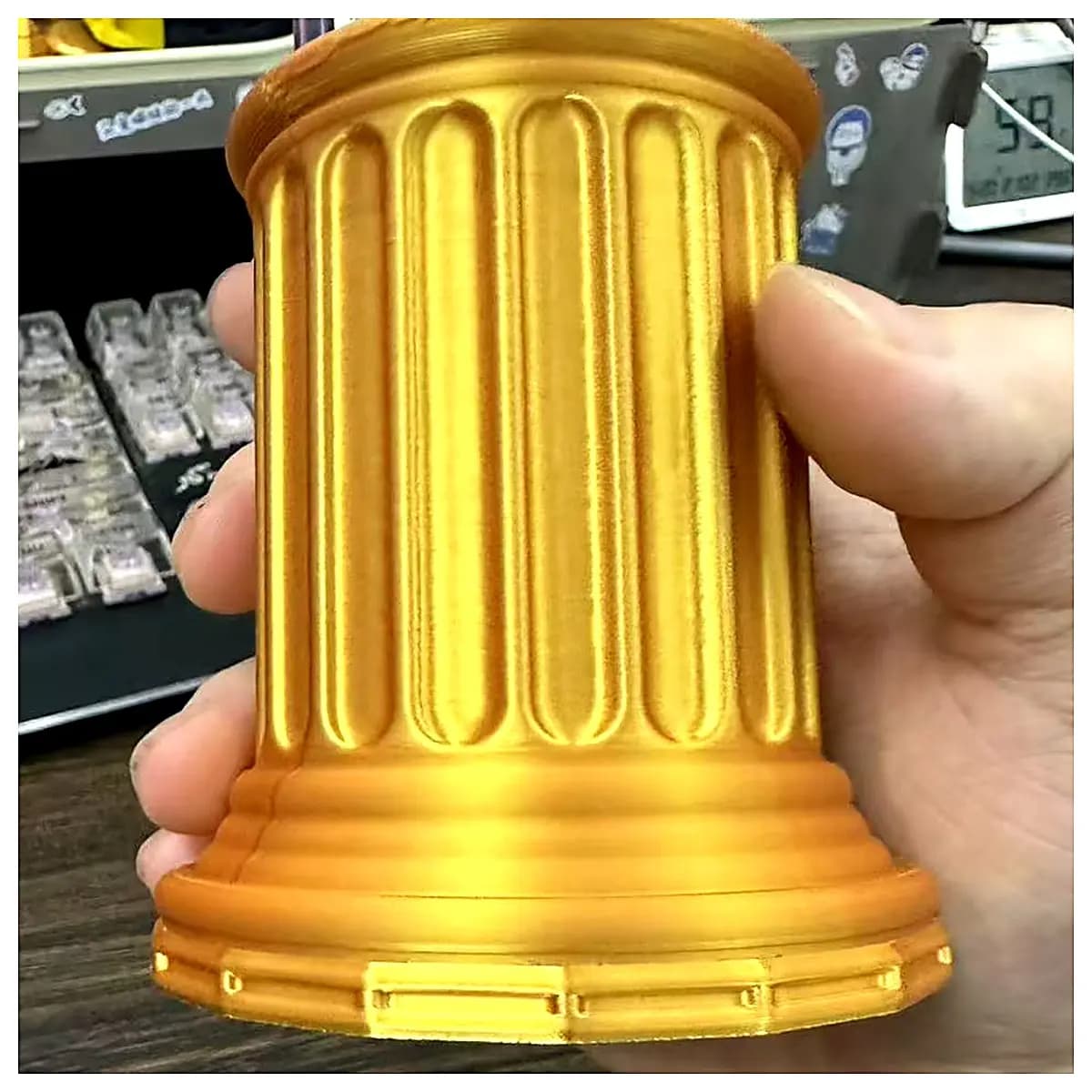 Column Style Pen Holder Organizer Desktop Decoration Office Desk Pen Storage Creative Home Accessories