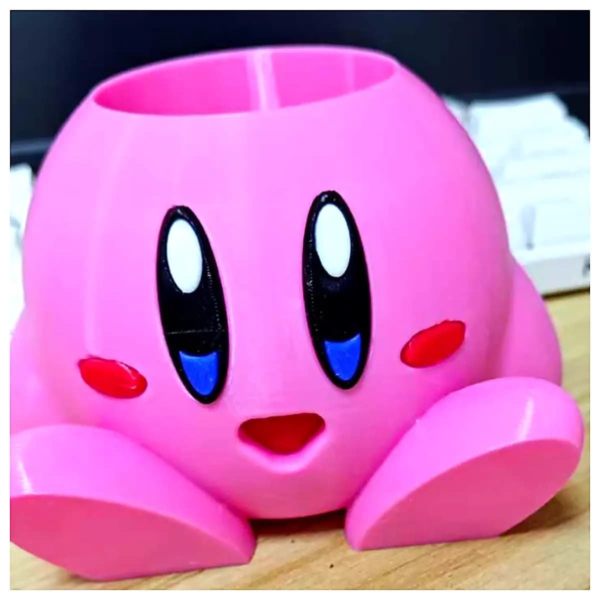 Kabi Pen Holder Split Design Creative Storage Box Multi Function Pen Organizer Desk Storage Office School Supplies Pen Accessories Simple Design