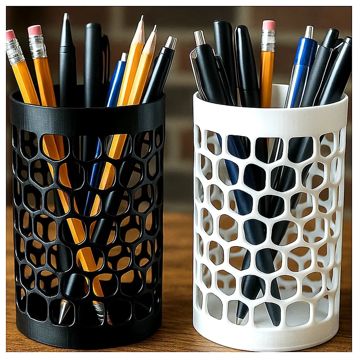 Tall Pen Holder Desk Organizer Pen Stand Holder Creative Multi Function Office Study Supplies Modern Simple