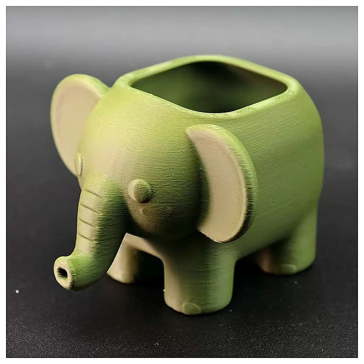 Elephant Pencil Holder Organizer Desk Storage Box Office Supply Container Student Pen Case Creative Storage Box Desktop Organizer