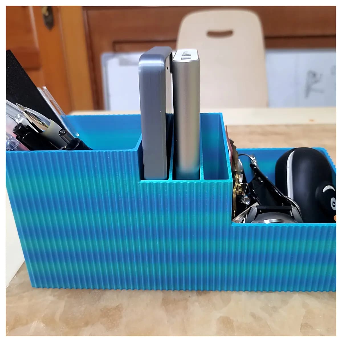 Desktop Organizer Box Pen Holder Storage Box Multi Function Storage Container Office Desk Organizer Storage Box Storage Box Computer Desk Organizer